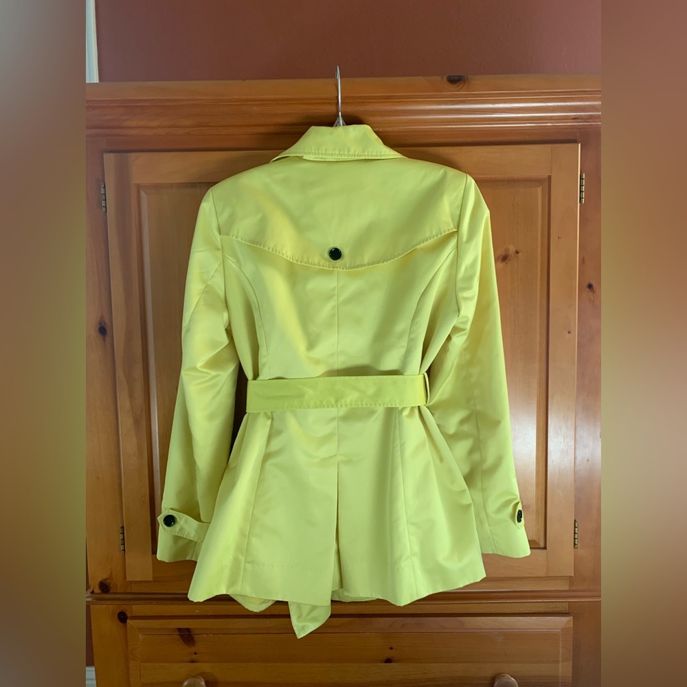 INC Yellow Double-Breasted Women's Jacket - Picture 2 of 3